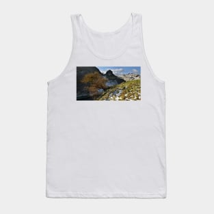 A Winter's day at Peter's Stone, Cressbrook Dale, England Tank Top